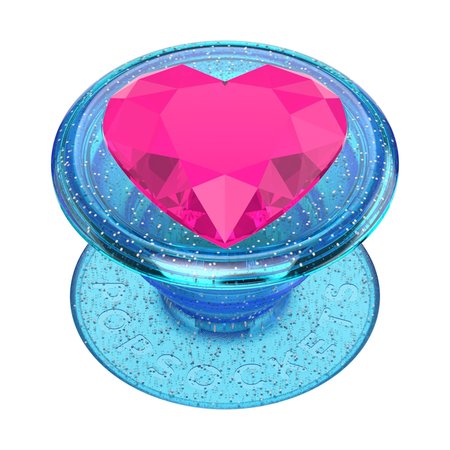 POPSOCKETS PopGrip Premium, Bon Bon Ice Blue Heart 806235